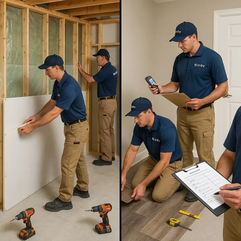 Repairs and Reconstruction process in Bedford County, VA